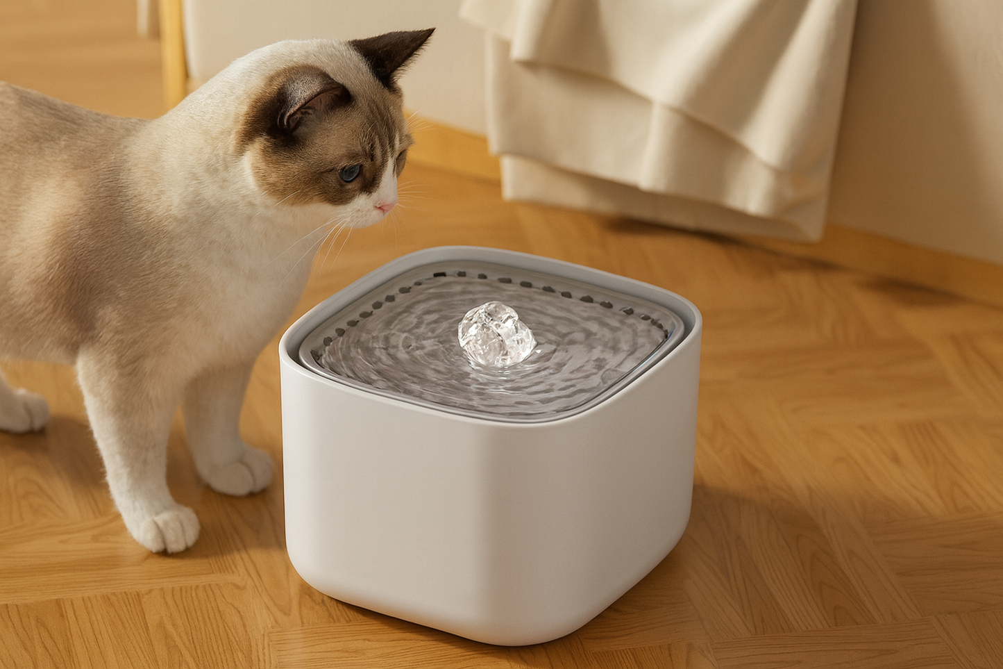🐾 Fontaine à Eau pour Chat 3L – Filtration & Silence